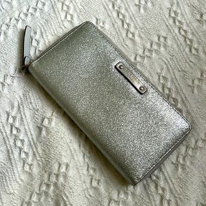 Kate Spade Silver Sparkle Wallet - image 1